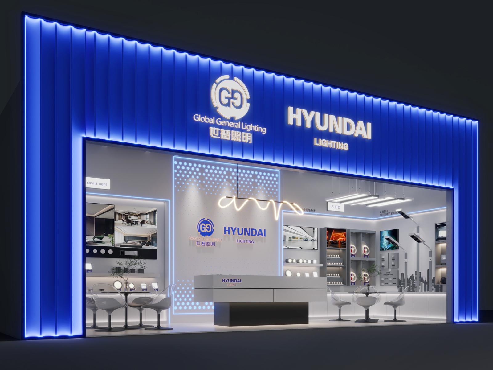 Pameran Canton ke-133: Pameran Musim Bunga Mempamerkan HYUNDAI Produk Pencahayaan, Mendapat Penghargaan Pelanggan yang meluas